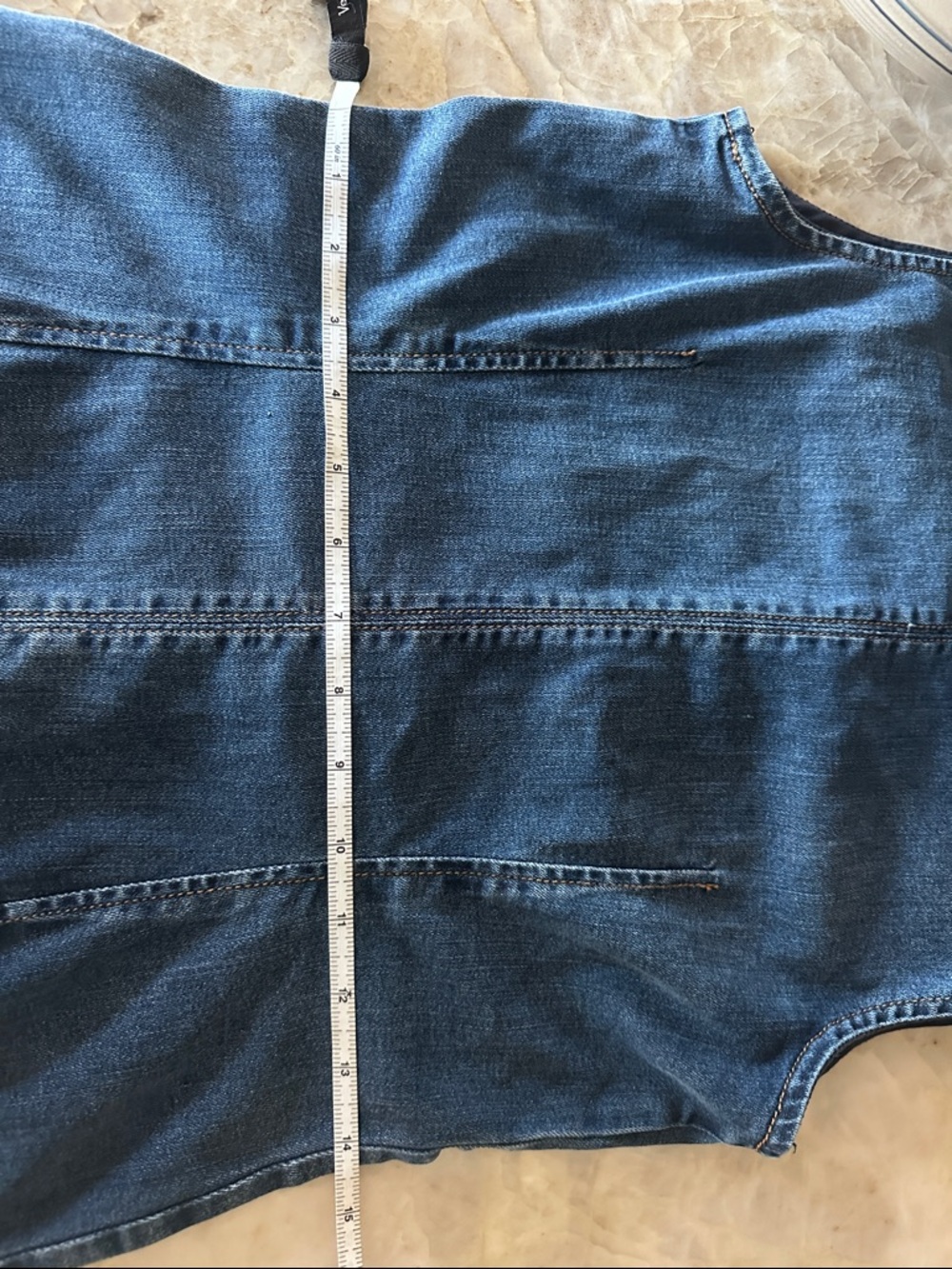 Reformation Kendi Denim Mini Dress - Blue - Picture 12 of 12